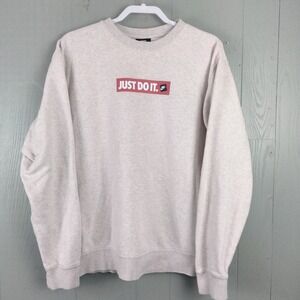 Vintage 90s Nike Sweatshirt Mens L Just Do It Swoosh Graphic Oversized Crew Neck